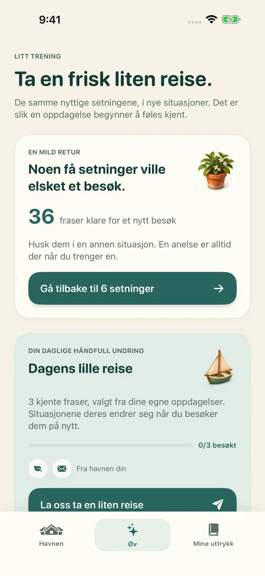 Samme uttrykk. En ny situasjon.